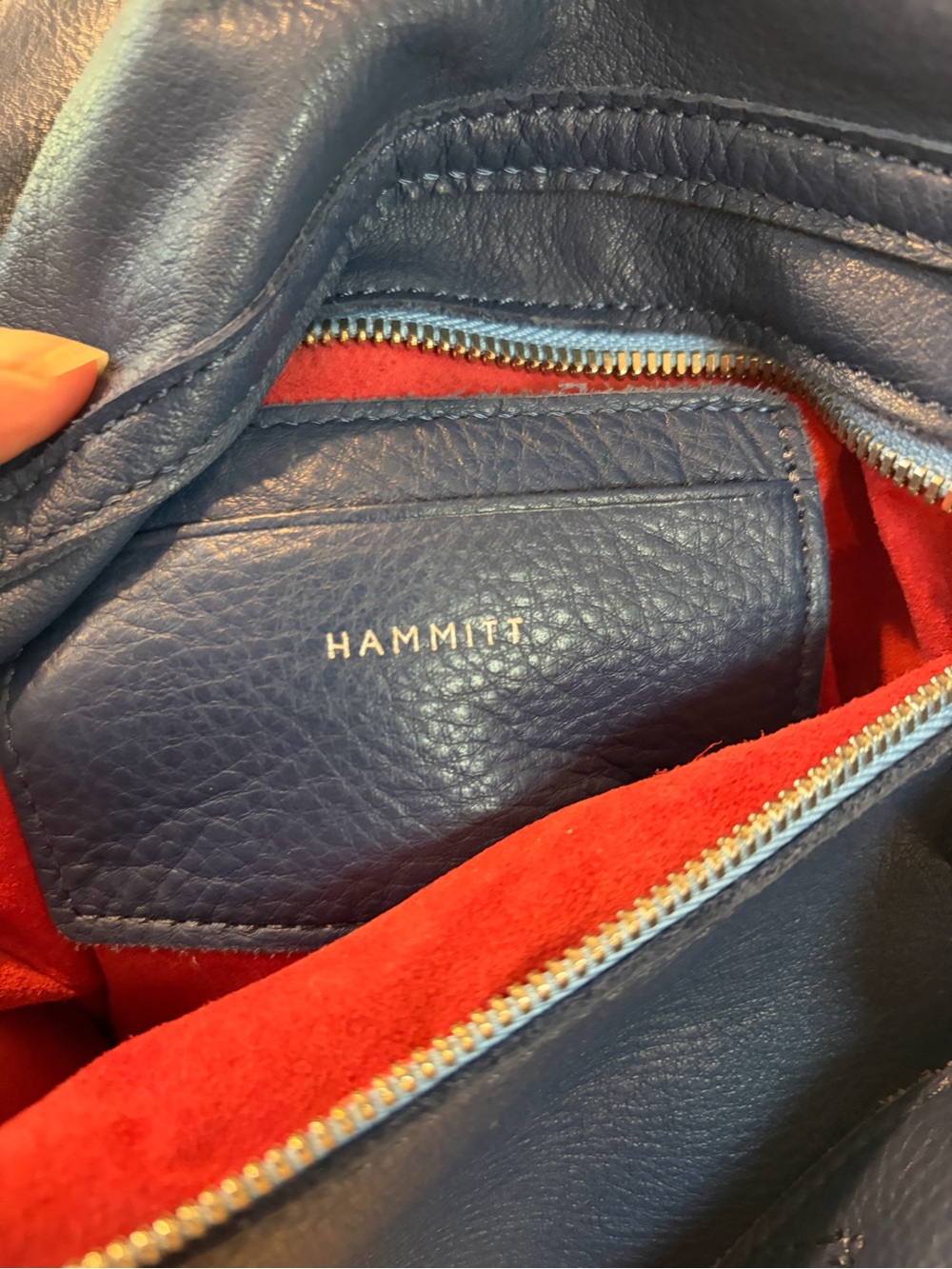 Hammitt Jazz Blues Leather VIP Limited Release VIP Crossbody Bag - Picture 12 of 16